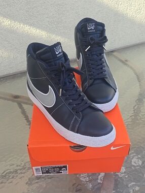 Nike Zoom Blazer Mid MS QS Men’s 10.5 Blackened Blue Mason Silva